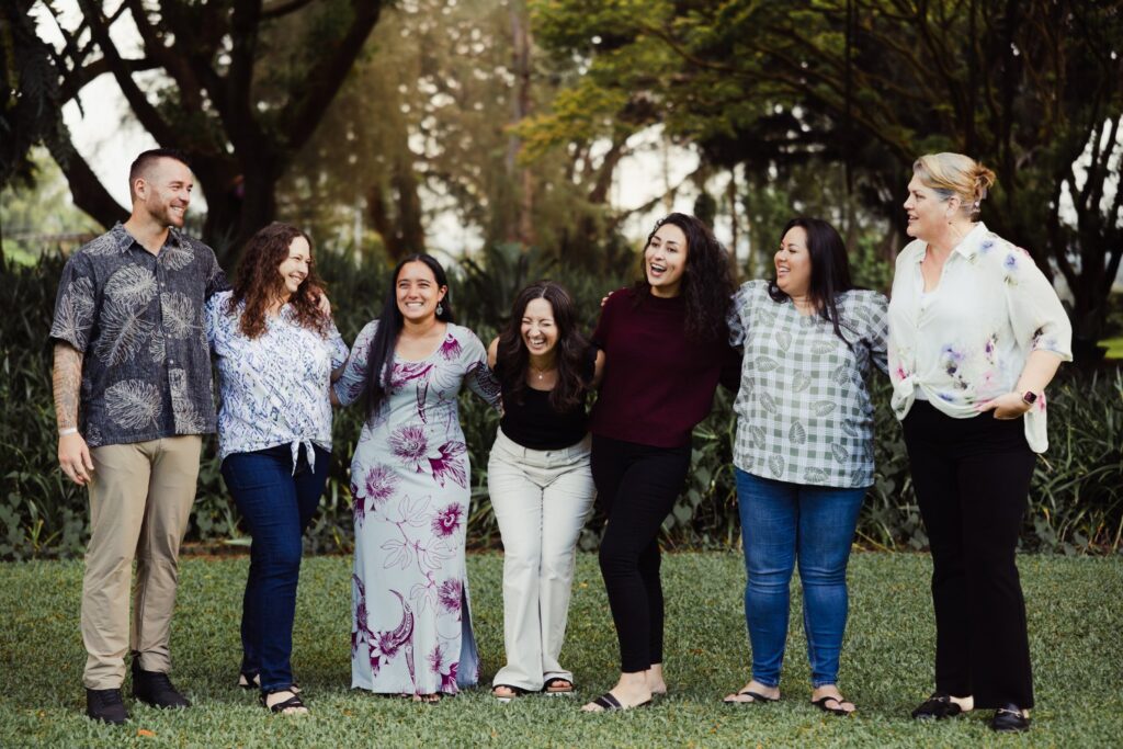 Brighter Bound team of therapists, LMHC and LCSW, in Hawaii having fun